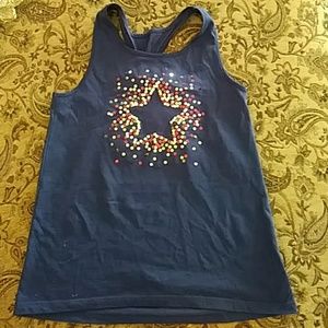 Girls top with sequence star